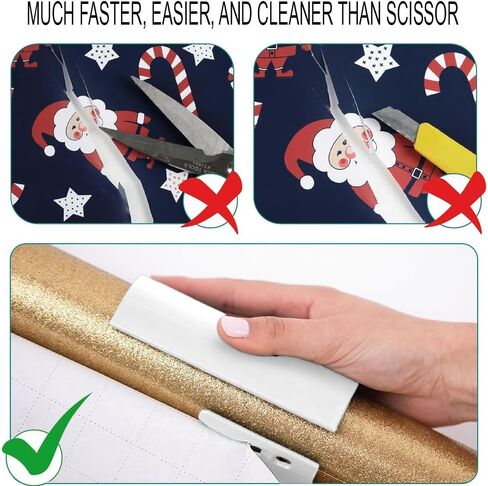 WrappingPaperCutter Cylinder Paper Cutter Paper Cutter for Packaging，White in Saudi Arabia