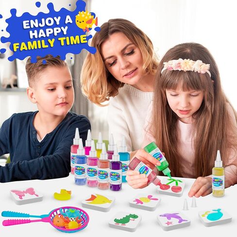 Magic Water Elf Toy Kit - Water Fairy Water Gel Kit, 24 Pcs Magic Gel and 18 Molds - Create Fun Water Toys, Ideal Xmas Gifts for Boys Girls Ages 6+ in Saudi Arabia