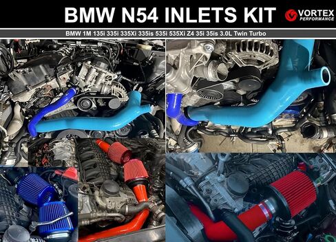 مداخل لسيارات BMW 335xi 335i 135i 535i 535xi Z4 N54 E90 E92 E93 E60 خرطوم هواء من السيليكون أنبوب أنبوب 2 بوصة أخضر in Saudi Arabia