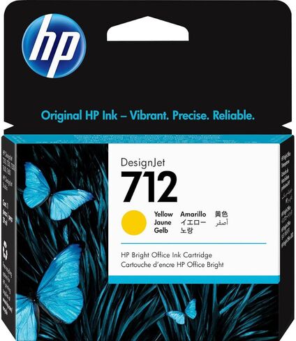 طابعة HP DesignJet T630 مقاس 36 بوصة لاسلكية كبيرة الحجم وطابعة نفث الحبر الحرارية الملونة، إصدار 2025، حزمة مع حزمة حبر أسود ملونة و38 مل، لفة ورق نفث الحبر غير اللامع in Kuwait