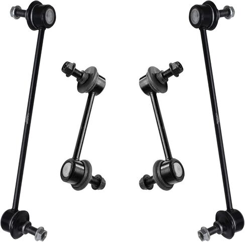 محور ديترويت - 4 قطع قضبان Sway لـ 10-13 سوزوكي كيزاشي، 4 وصلات نهاية قضيب التثبيت الأمامي والخلفي 2010 2011 2012 2013 in Kuwait