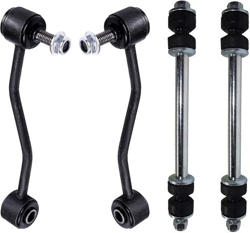 محور ديترويت - 4 قطع من قضبان التأرجح لفورد رينجر مازدا B2300 B2500 B3000 B4000، 4 قطع بديلة لوصلات نهاية قضيب التثبيت الأمامي والخلفي in Kuwait