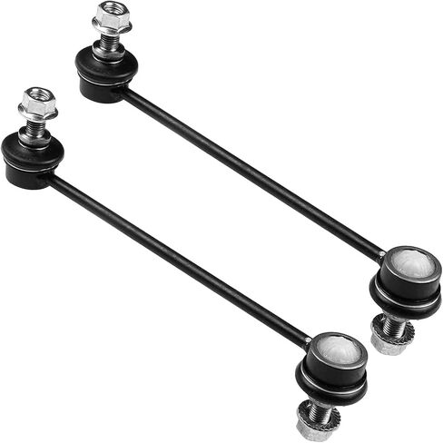 محور ديترويت - 4 قطع قضبان Sway لـ 07-12 Hyundai Elantra، 4 وصلات نهاية شريط التثبيت الأمامي والخلفي 2007 2008 2009 2010 2011 2012 in Kuwait