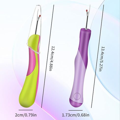 2 PCS Seam Rippers for Sewing : Seam Ripper and Thread Remover, Stitch Remover Unpicker Tool, for Hand Sewing, Crafts and Knitting Seam Removers Crafting Removing Threads Tools, Stitching Purple in Saudi Arabia