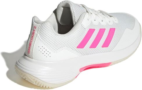adidas Women's Game Court 2 Sneaker, Light Aqua/Off White/Bright Red, 6 in Saudi Arabia