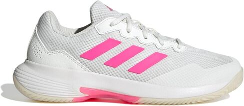 adidas Women's Game Court 2 Sneaker, Light Aqua/Off White/Bright Red, 6 in Saudi Arabia