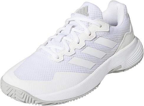 adidas Women's Game Court 2 Sneaker, Light Aqua/Off White/Bright Red, 6 in Kuwait