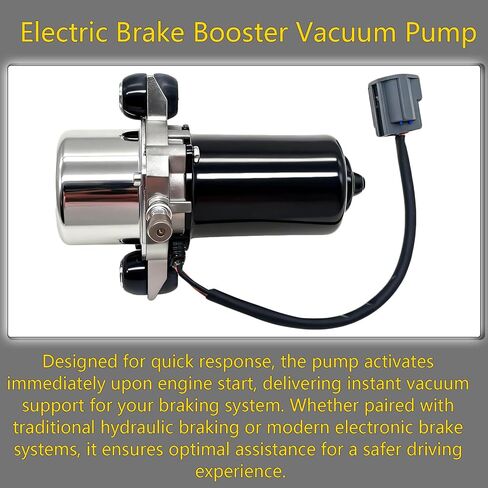 68239633AA Brake Booster Vacuum Pump, Electric Assist Pump for RAM 1500 ProMaster 1500 2500 3500, Chrysler 300C, Dodge Pickup 2014-2017, Replaces 4581581AB 68239633AB 23409543 in Saudi Arabia