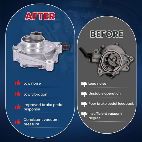 MOCA Brake Vacuum Pump Compatible with 14-16 for BMW 228i F22 Coupe l4 2.0L & for BMW 428i F32 Coupe l4 2.0L Turbo & for 428i xDrive F32 Coupe l4 2.0L Turbo & for F33 Convertible l4 2.0L in Saudi Arabia