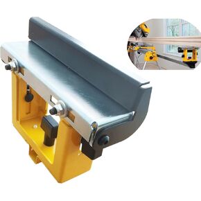 deawater 1pcs DW7232 3-7/8"-6" Adjustable Miter Saw Stand Material Support Stop Wide Bench Auxiliary Support for DeWalt DE7024-XJ