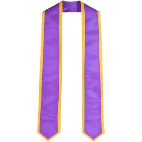 GraduatePro Graduation Honor Stole with Trim for Adult Clergy Stole Man Women Pastor 72" Long