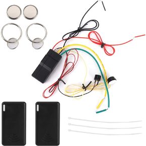 Aramox Engine Immobilizer, 2.4GHZ Engine Immobilizer Anti-Hijacking Alarm System Intelligent Circuit Cut Off Universal for DC12V Vehicles