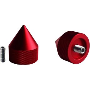 DEWHEL Pair Aluminum Black Spike Bar Ends Compatible with Kawasaki Ninja 250 600 650 ZX6 ZX6R ZX7 ZX9 ZX10 ZX10R ZX12 ZX14