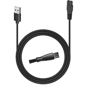 uijino USB استبدال سلك الشحن شاحن oneisall شاحن قصافة الكلاب، شاحن 5 فولت متوافق مع مجموعة العناية بالحيوانات الأليفة ذات السرعة 1/2/3 وأداة تشذيب مخالب الكلاب، سلك طاقة 3.3 قدم
