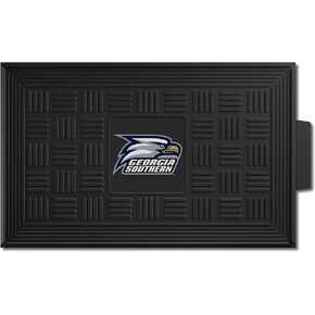 FANMATS 18051 Georgia Southern Eagles Heavy Duty Vinyl Medallion Outdoor Door Mat - 19.5in. x 31in.