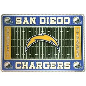 NFL San Diego Chargers Placemats