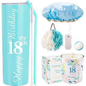 18th Birthday Gifts for Girls, 18th Birthday Tumbler, Gifts for 18th Birthday Girl, Happy 18th Birthday Gift, 18th Birthday Party Supplies, Happy 18th Birthday, 18th Birthday Decorations