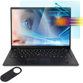 Eye Protection Screen Protector Lenovo ThinkPad X1 Carbon Gen 9/Gen 10/Gen 11 2021 2022 2023 14 Inch Laptop Anti Blue Light Anti Glare Touchscreen Filter, Reduces Eye Strain, Matte, Anti Fingerprint
