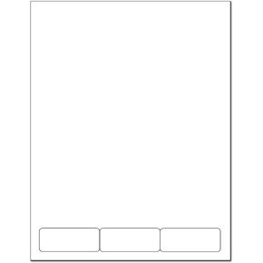 NextDayLabels - Integrated Label/Laser Form with Label Combination (2 Labels of 3-1/2 x 1-1/2" Each/Pack of 250)