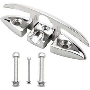 Thorn Boat Folding Cleat 316 Stainless Steel 6 Inch Flip Up Dock Deck Fold Cleats