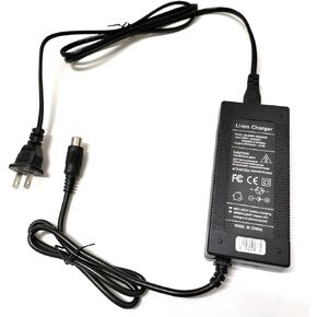 [Verified Fit] 36V/ 42V Charger RCA Plug(Pls Check!) for NAKTO 36V Electric Bike(NOT for Ranger/Skylark/48V!!) Fit Camel Fashion Elegance Pony Mini Cruiser and Glion Dolly Electric Scooter
