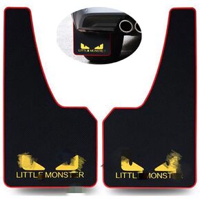 YUNM Universal Car Mud Flaps Rubber Mudguard Splash Guards Rubber Mudguard for Universal Sports Mud Flaps Guards Splash Front Or Rear Guards (Sports)