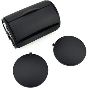 GHXSport Black Color Rear Ashtray Bin and Side Caps for VW Jetta Bora Golf MK4 US Model