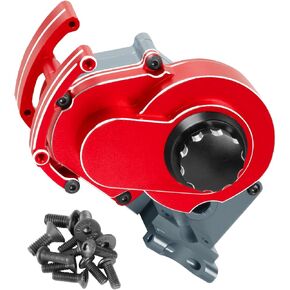 RCHuiWow Aluminum Transmission Case Upgrades Part for 1/10 Slash 2WD,Rustler 2WD(VXL),Stampede 2WD(VXL),Bandit 2WD(VXL),Alloy RC Transmission Box Gearbox,Titanium