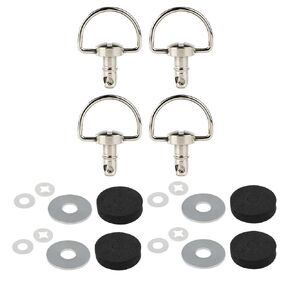 REARACE X3 Roof Pins Quick Release Bolts Compatible with 2017-2023 Can Am X3/ X3 Max- Set of 4 Roof Screw Bolt Fastener Kit Replace OEM #715003815 (Black)