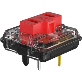 Kailh 1350 Chocolate Red Low Profile Mechanical Keyboard Switches,Linear RGB/SMD Switch(36pcs,Choc Red)