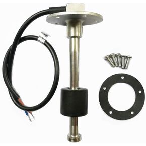 SAMDO 0-190 ohm 20.86"(530mm) Fuel Sending Unit Stainless Steel Fuel Tank Sender Fuel Water Level Sensor Tank Float Fit Fuel Gauge Water Level Gauge for Marine Boat Truck Car