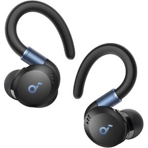 Soundcore Sport X20 by Anker, True-Wireless Workout Earbuds, Rotatable and Extendable Ear Hooks, Noise Cancelling, Deep Bass, IP68 Waterproof, Sweatproof, Dustproof, 48H Play, Sport Earbuds for Gym