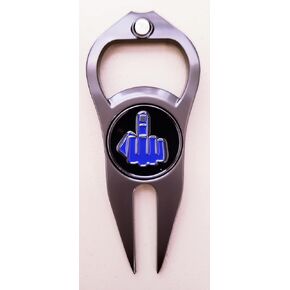 Golf Divot Tool - Multi-Functional Golf Divot Repair - Easily Attach and Access Divot Tool While You Golf! Magnetic Ball Marker! JJ's Golf!