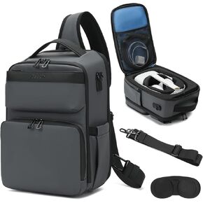 BOSSTIN Carrying Case for Oculus Meta Quest 2 3 Vision Pro Travel Storage VR Headset Carrying Case (Black) in Kuwait