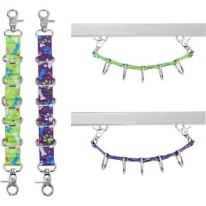 FURSDOLY Pet Dog Grooming Loops Extender Dog Grooming Arm Extension Hook Double Snap Hooks Extender for Pet Grooming Dog Grooming Supplies (Pattern-1)