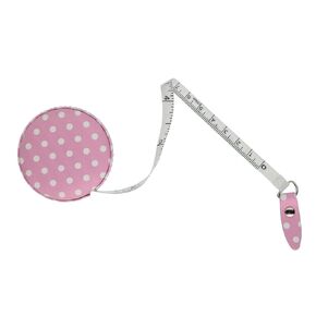 The Quilted Bear Leopard Retractable Tape Measure with Double Sided Metric & Imperial Measuring Tape for Sewing, Tailors or as a Body Measuring Tape 150cm/60" (Leopard)