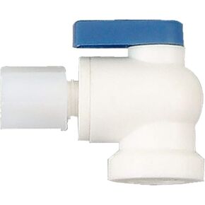 Max Water Reverse Osmosis pressure tank ball valve (1/4" tube OD x 1/4" FPT female)