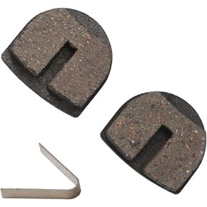 KAMIER Rounded Front Rear Brake Pads Replacement for Razor Electric Dirt Quad 500 MX650 MX500 SX500 Mcgrath RSF650 Dirt Bike 4 Wheeler ATV Kids Off Road Motocross YK2 Flame Disc Brake Caliper Parts