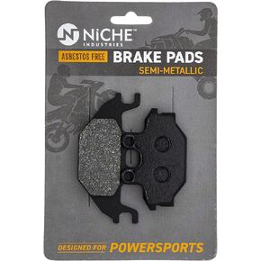 NICHE Front Rear Brake Pad Set for Indian 2205854 Arctic Cat 3307-443 Can-Am S4311ARCA000 Semi-Metallic