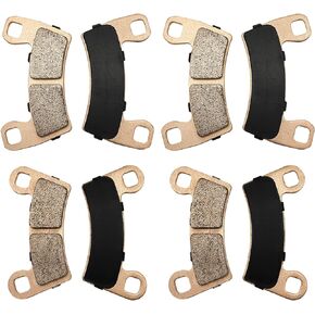 Front & Rear Brake Pads Sintered for Polaris RZR 900 S-900 S-1000 2-Seater Trail 2015-2024, OEM# 1911085 2206025 2203318 2208936