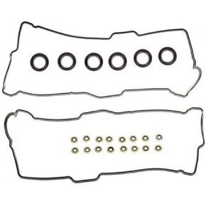 Vincos Cylinder Valve Cover Gasket with 6 pcs Spark Plug Tube Seals & 16pcs Grommets VC203 VS50422R Compatible with Tundra 04-00 Tacoma 04-95 4Runner 02-96 T100 98-95 3.4L V6 ES300/Camry 92 93 3.0L V6
