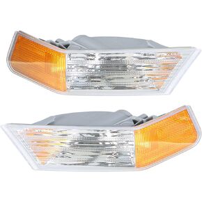 labwork Front Left + Right Parking Turn Signal Lights Corner Lamp Replacement for Jeep Patriot 2007-2014