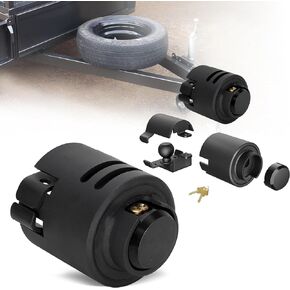 Trailer Locks Fit 2-5/16 Inch Trailer Coupler, Heavy Trailer Coupler Lock, Upgrade Anti-Theft Structural Coupler Lock, Security Trailer Tongue Locks, Camper Accessories for RVS,Boats,Trucks,Trailers