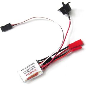 RC 20A ESC Brushed Motor Speed Controller for RC Car Boat W/O Brake