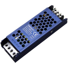 AOSFYSRR Linear Lighting Fixture Power Supply Long Strip Ultra-Thin Led Switching Power Supply AC 110-230V to DC 12V 5A for Indoor LED Light (60)