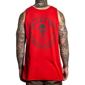 Sullen Men's Forever Tank Tattoo Lifestyle Graphic Art Sleeveless Soft Premium Tank Top