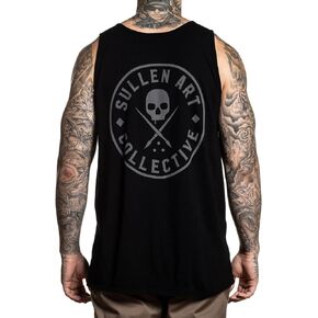 Sullen Men's Forever Tank Tattoo Lifestyle Graphic Art Sleeveless Soft Premium Tank Top