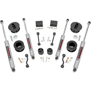 Rough Country 2.5" Lift Kit w/N3 Shocks for 2018-2023 Jeep Wrangler JL - 67730