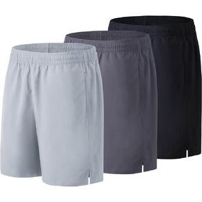 7" Men's Running Shorts Athletic Gym Shorts Lightweight Quick Dry Workout Short with Pockets