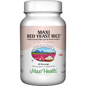 Maxi Health, Maxi Red Yeast Rice Complex (600 Mg), 60 Capsules in Kuwait